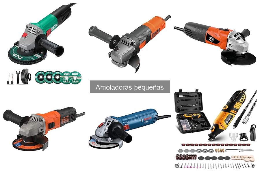 Comparativa de Amoladoras Pequeñas: BLACK+DECKER vs. DCA