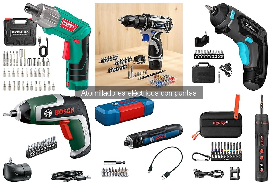 Comparativa de Atornilladores Eléctricos con Puntas 2023