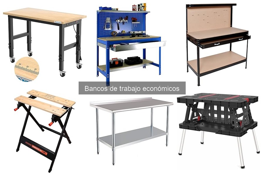 Comparativa de Bancos de Trabajo Económicos: Keter, HOMCOM y Simon Rack