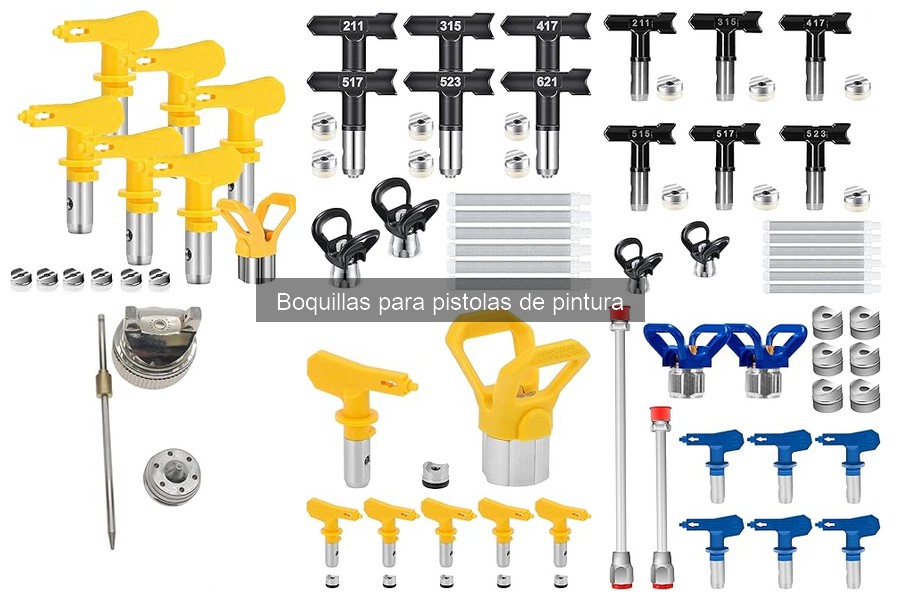 Comparativa de Boquillas para Pistolas de Pintura 2023