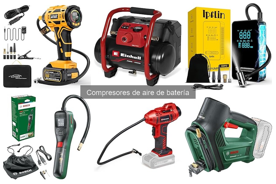 Comparativa de compresores de aire de batería: Bosch vs Einhell