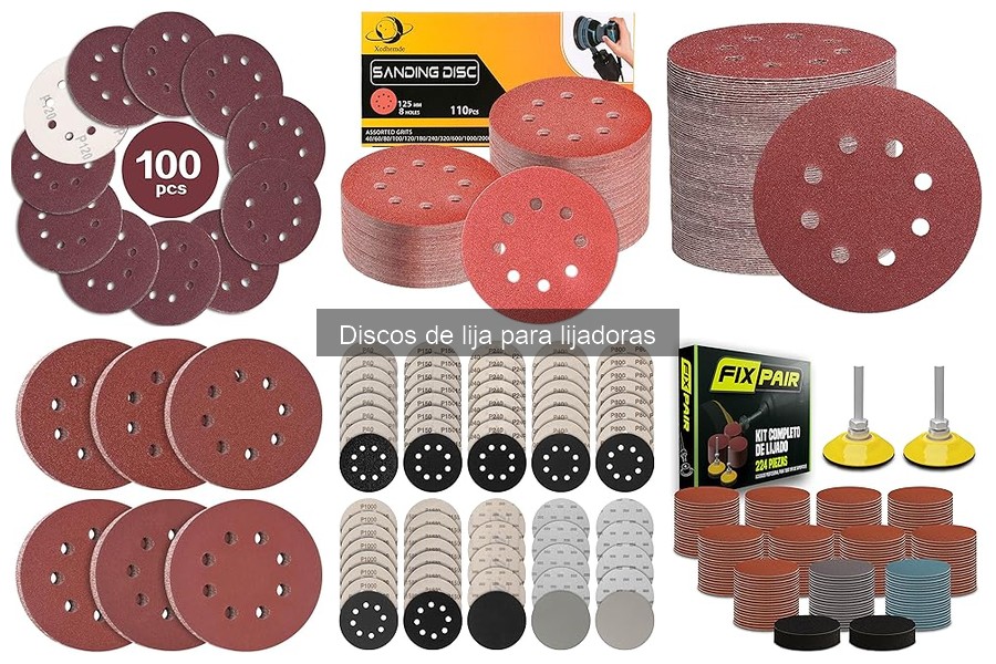Comparativa de discos de lija para lijadoras: Mejores marcas