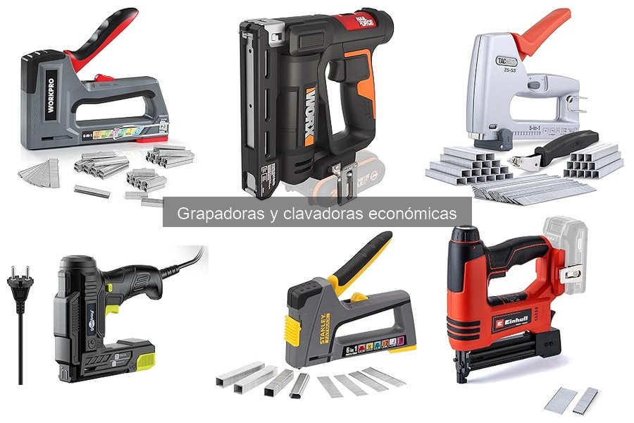 Comparativa de Grapadoras y Clavadoras Económicas