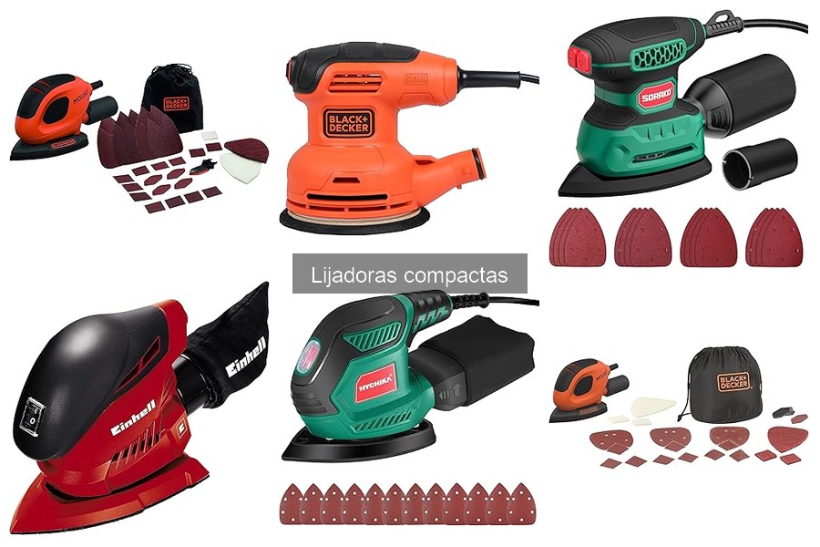 Comparativa de las Mejores Lijadoras Compactas 2023