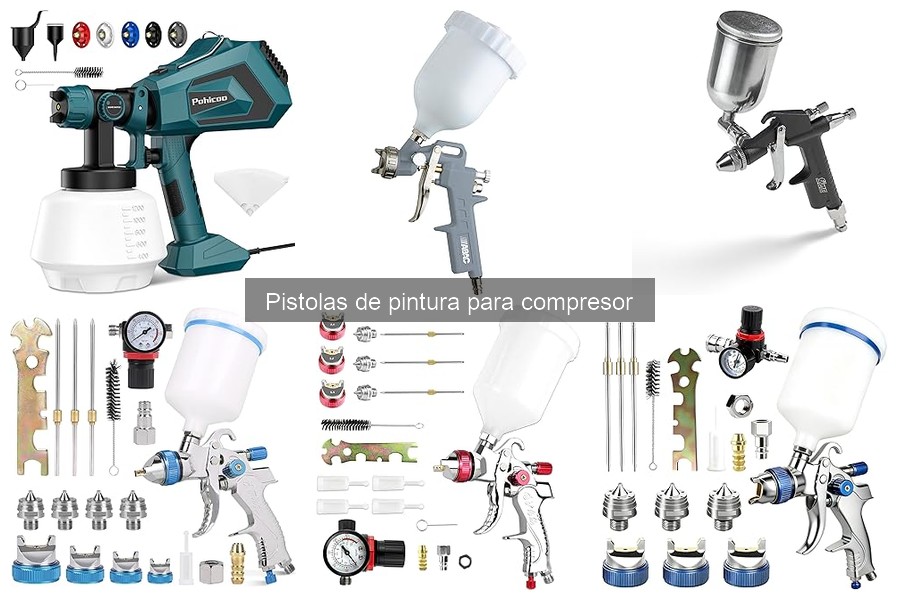 Comparativa de las Mejores Pistolas de Pintura para Compresor