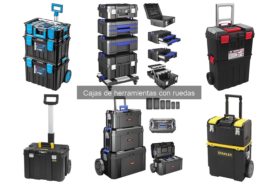 Comparativa de Materiales en Cajas de Herramientas con Ruedas