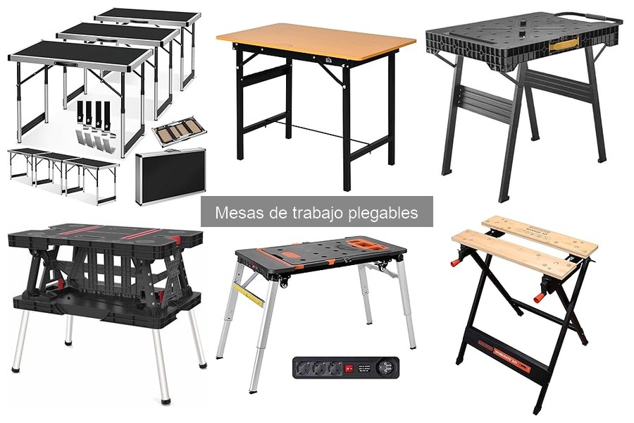 Comparativa de Mesas de Trabajo Plegables: Keter, DURHAND y WORX
