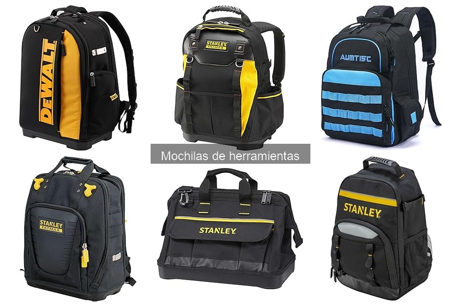 Comparativa de mochilas de herramientas: Stanley y más