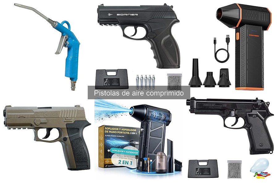 Comparativa de pistolas de aire comprimido: Gamo, Super Pro y WOLFBOX