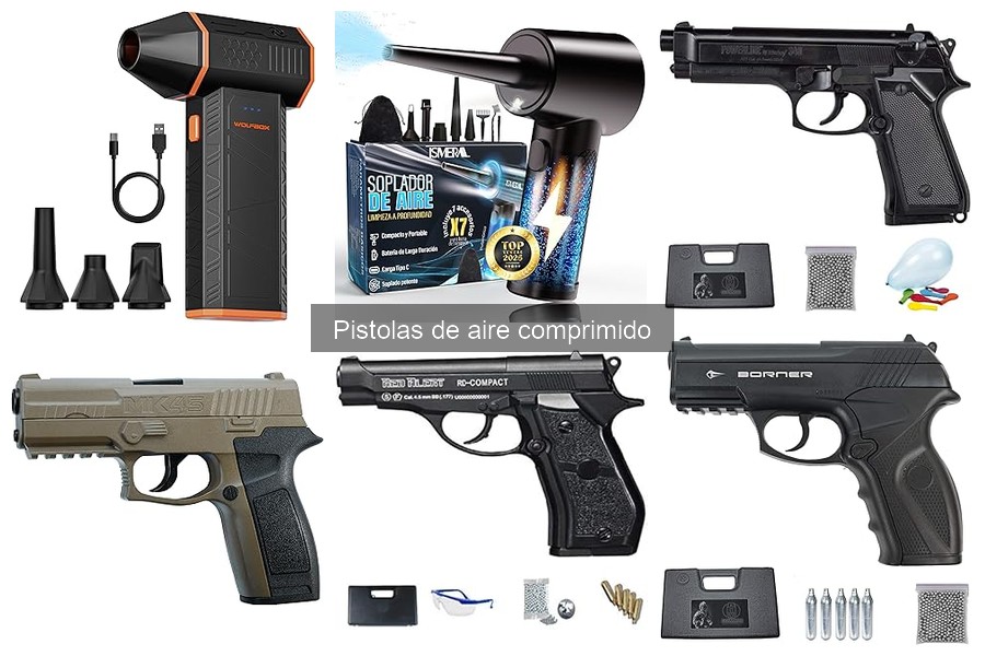 Comparativa de Pistolas de Aire Comprimido para Profesionales