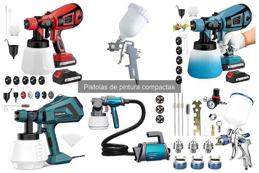 Comparativa de Pistolas de Pintura Compactas: Mejores Marcas