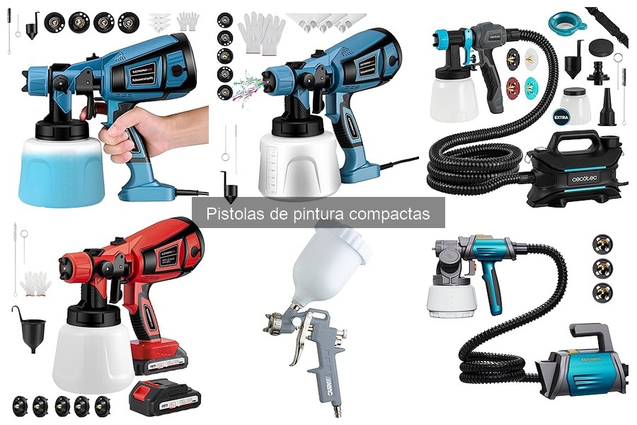 Comparativa de Pistolas de Pintura Compactas: Mejores Modelos