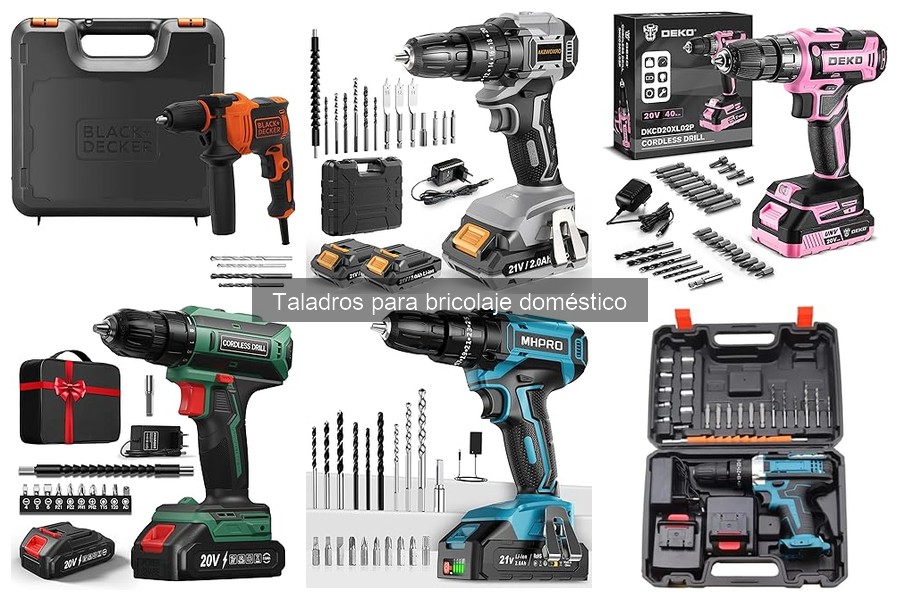 Comparativa de Taladros para Bricolaje Doméstico 2023