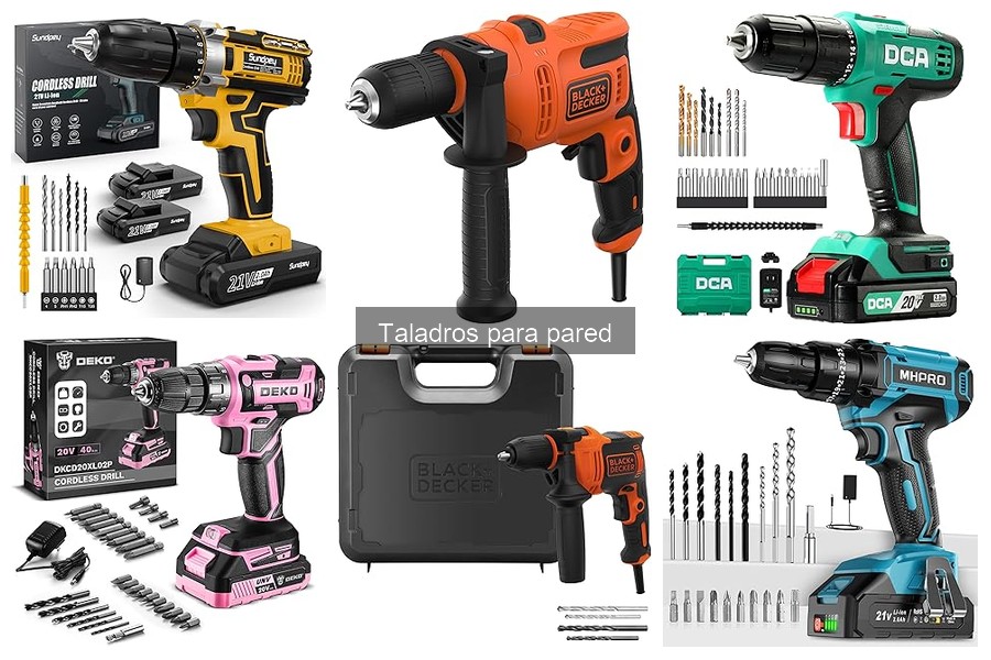 Comparativa de Taladros para Pared: Mejores Marcas y Precios