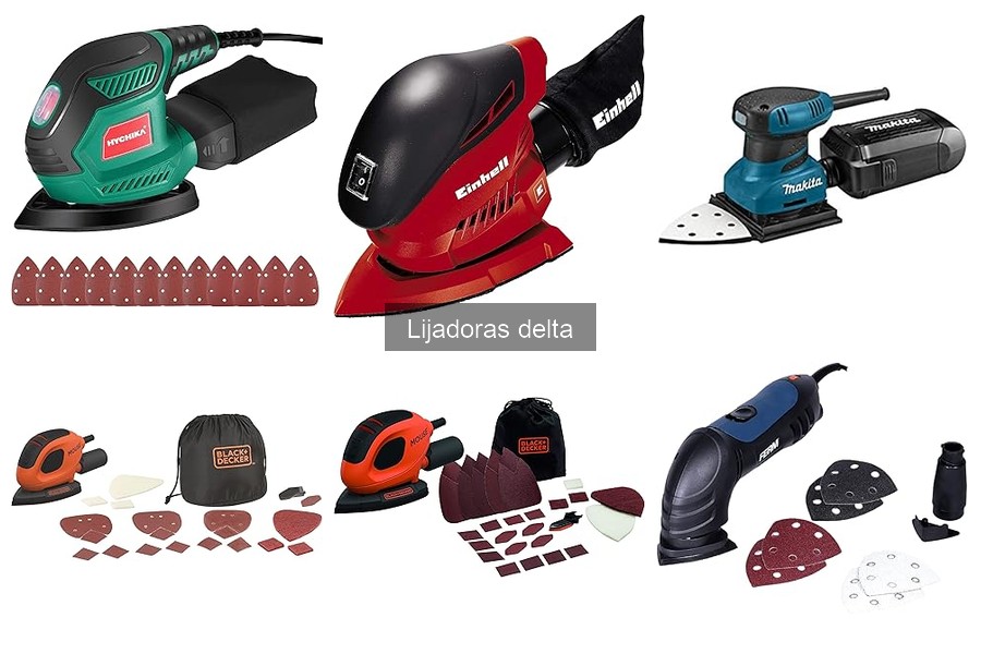 Comparativa Lijadoras Delta vs Orbitales: ¿Cuál Elegir?