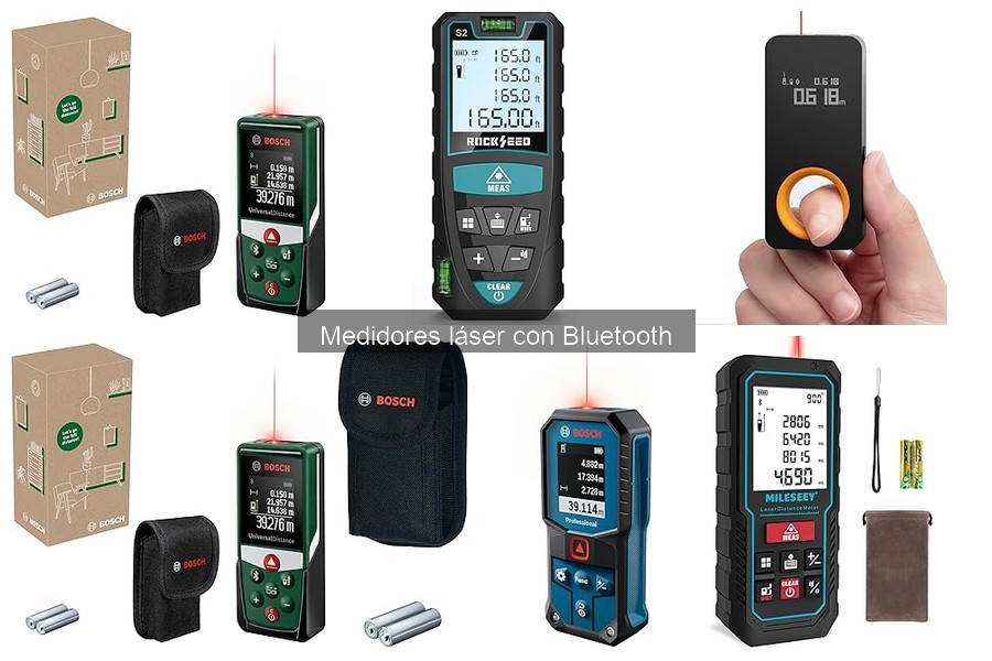Comparativa: Medidor láser con Bluetooth vs. sin Bluetooth