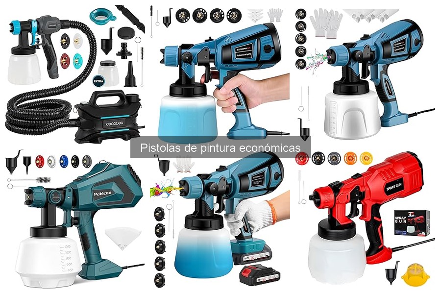 Comparativa: Pistolas de Pintura Económicas vs Gama Alta