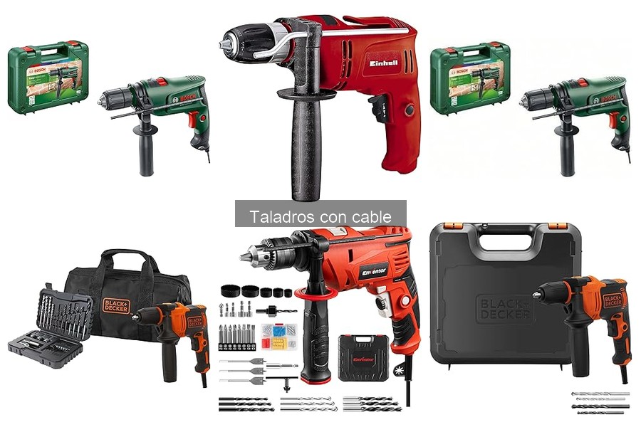 Comparativa: Taladros con cable vs sin cable para bricolaje