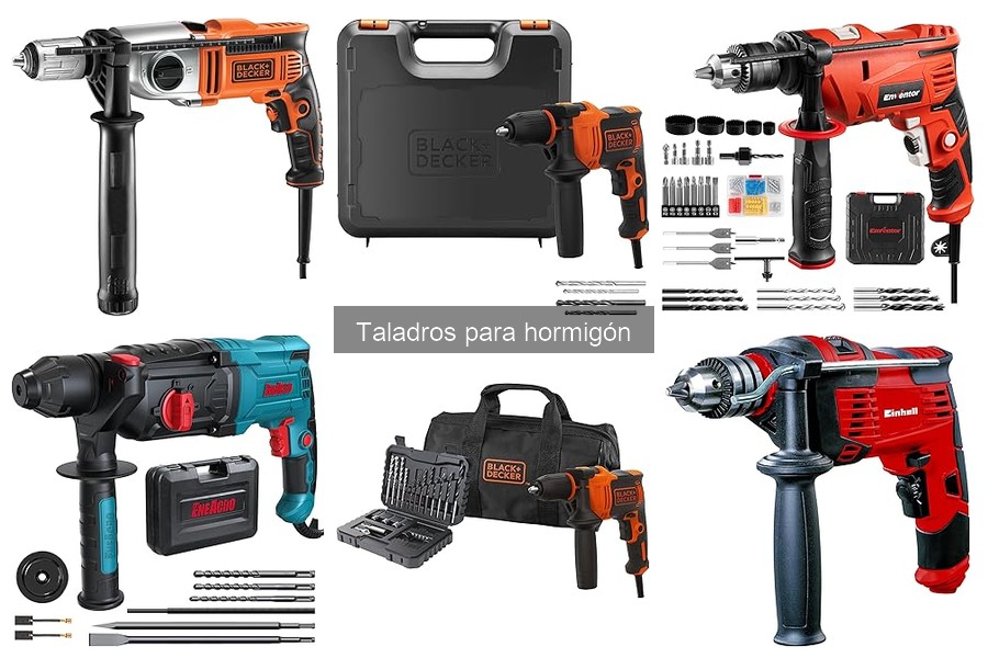 ** Comparativa: Taladros para Hormigón vs. Convencionales