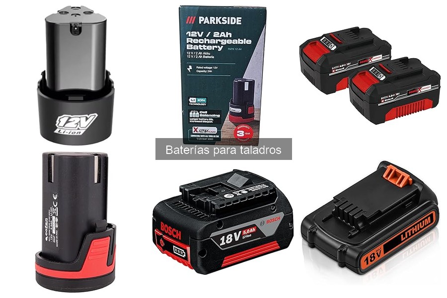 Compatibilidad de Baterías: ¿Qué baterías son para mi taladro?