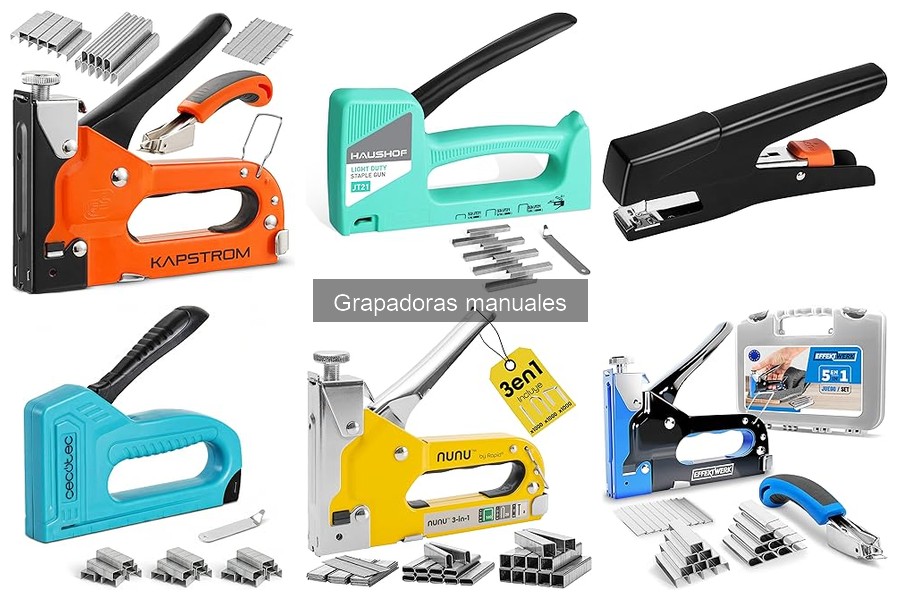 ¿Cuándo usar una grapadora manual en vez de eléctrica?