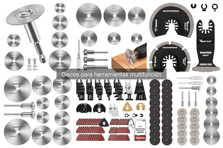 Discos para herramientas multifunción en bricolaje: aplicaciones y tips