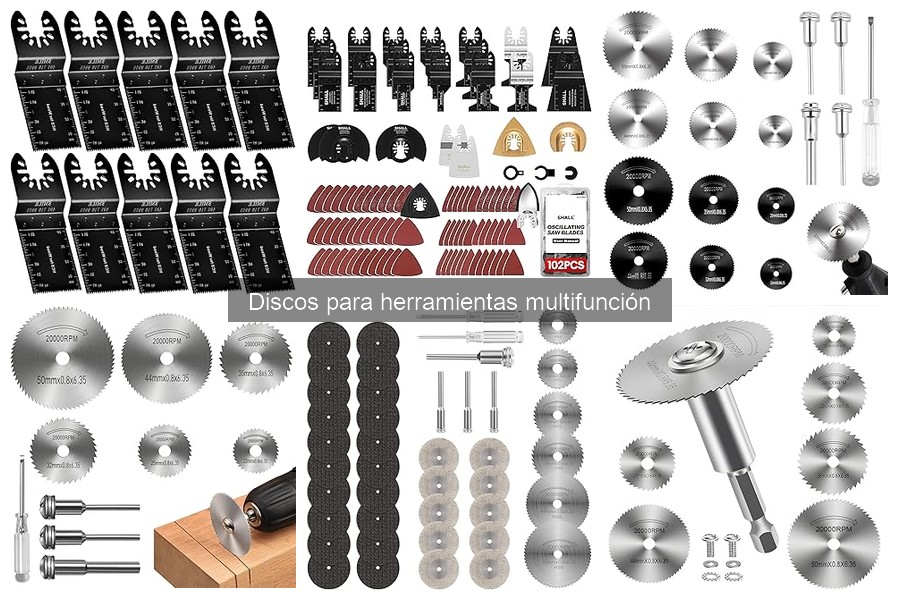 Discos para herramientas multifunción: ¿Qué son y tipos?