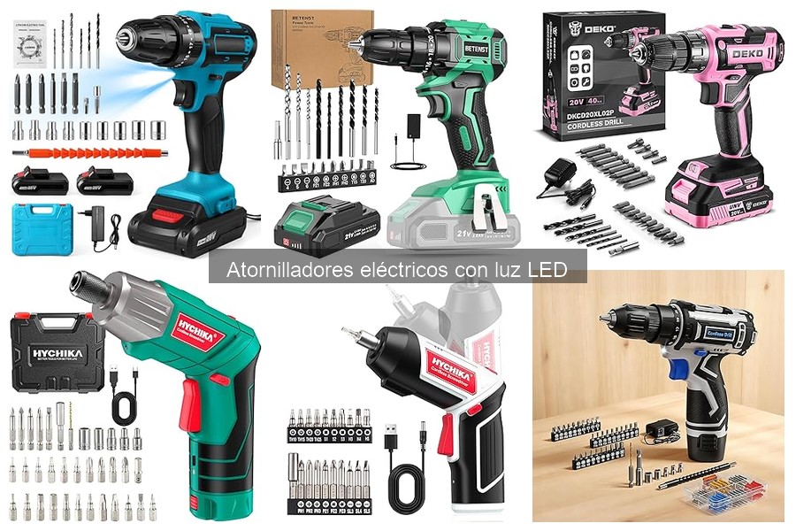 Dónde comprar atornilladores eléctricos con luz LED