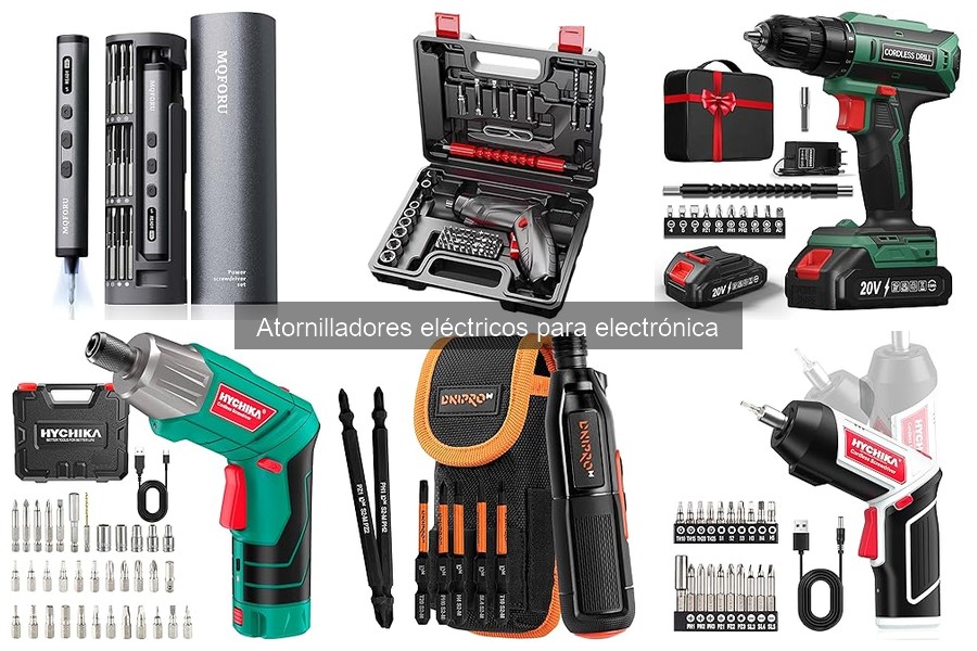 Dónde comprar atornilladores eléctricos para electrónica baratos
