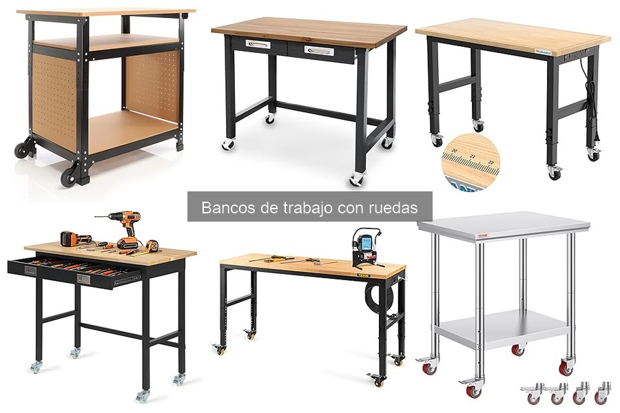 Dónde comprar bancos de trabajo con ruedas: mejores opciones