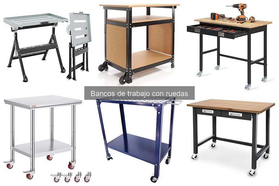 Errores comunes al usar bancos de trabajo con ruedas