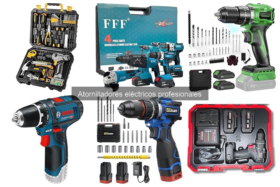 Guía de compra de atornilladores eléctricos profesionales