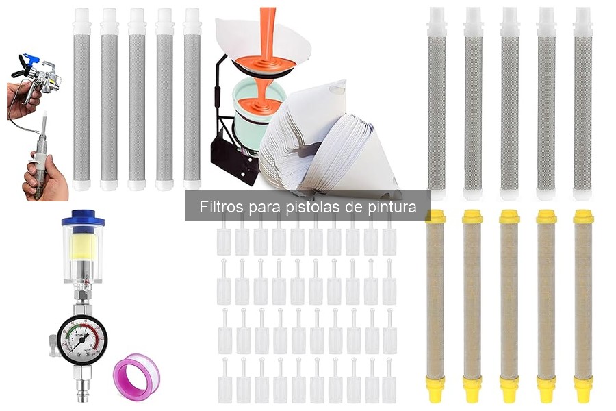 Guía de compra de filtros para pistolas de pintura