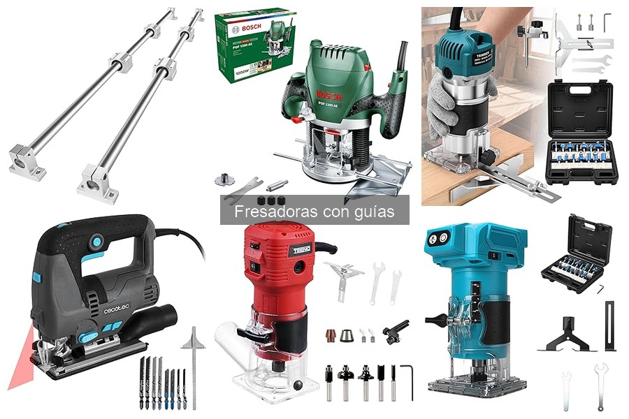 Guía de compra de fresadoras con guía para bricolaje