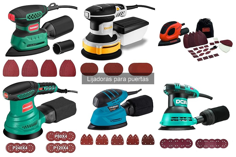 Guía de compra de lijadoras para puertas ¡Elige la mejor!