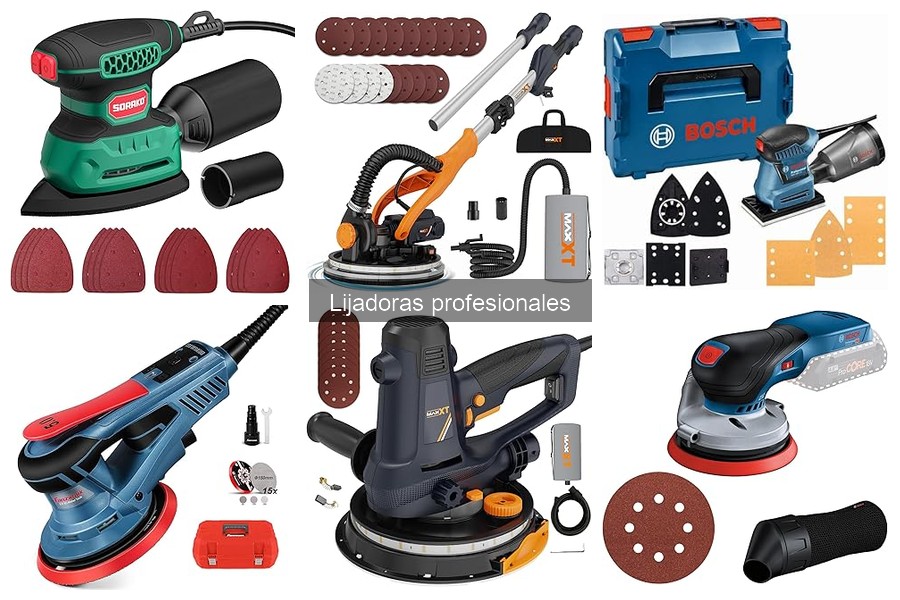 Guía de compra de lijadoras profesionales para expertos