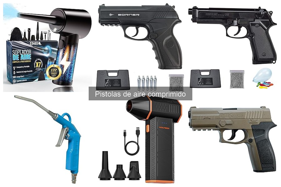 Guía de compra de pistolas de aire comprimido