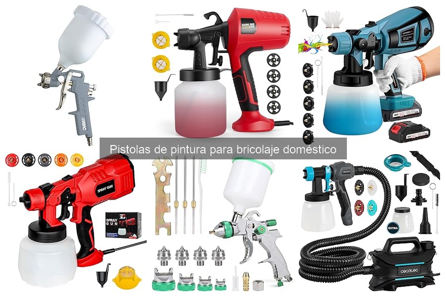 Guía de compra de pistolas de pintura para bricolaje