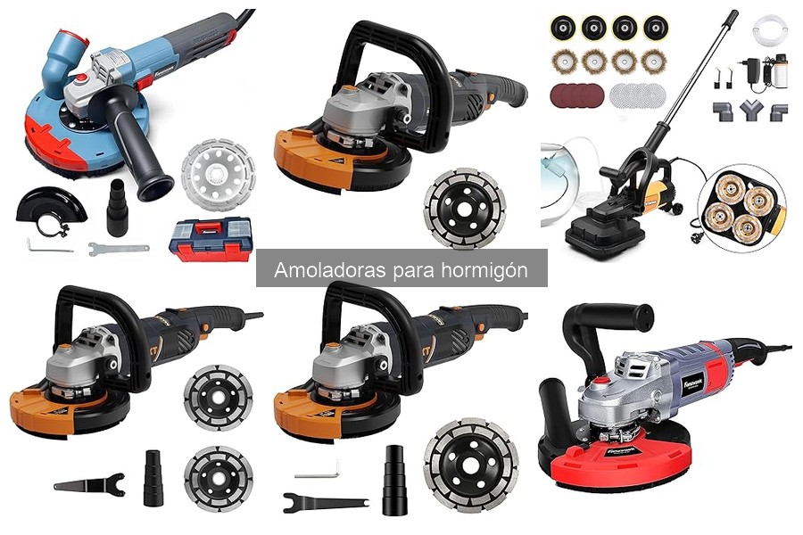 Guía para elegir la mejor amoladora para hormigón