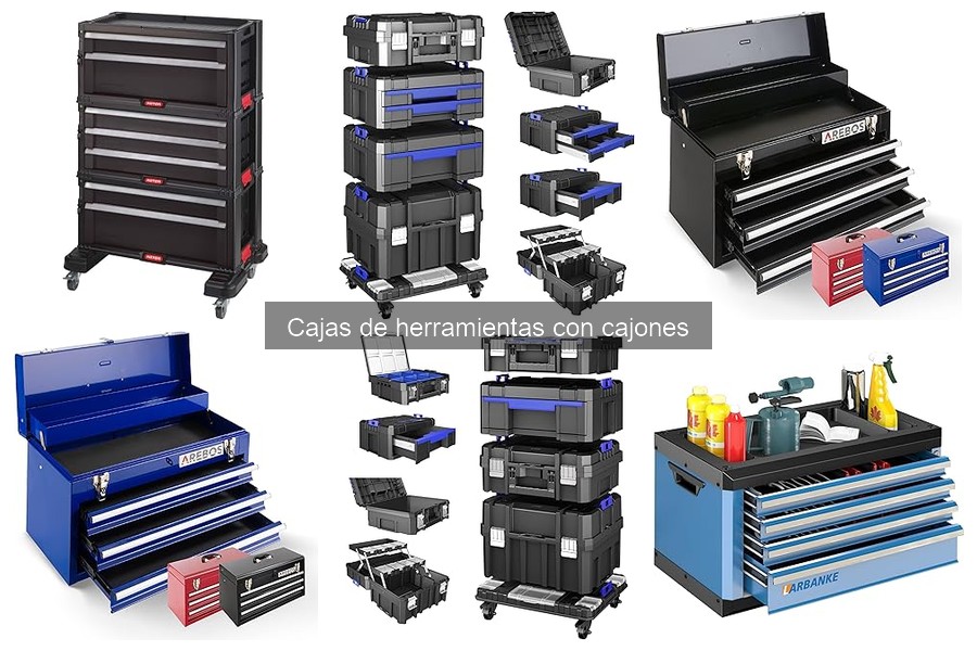 Guía para elegir la mejor caja de herramientas con cajones