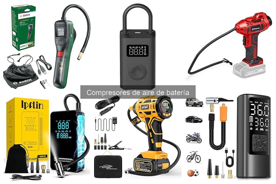 Guía para elegir un compresor de aire de batería