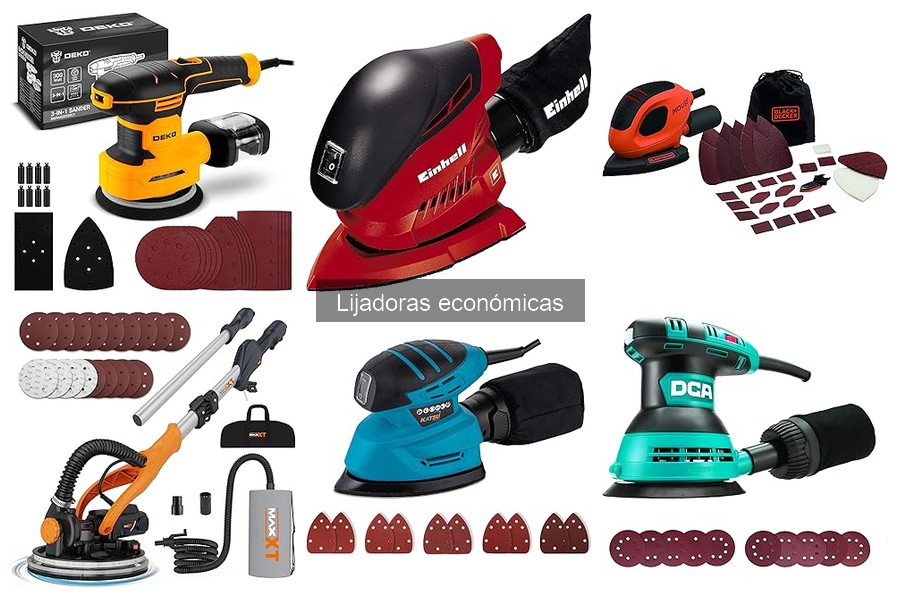 Las Mejores Lijadoras Económicas para Principiantes