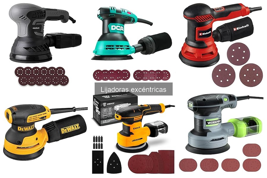 Lijadoras excéntricas recomendadas para principiantes