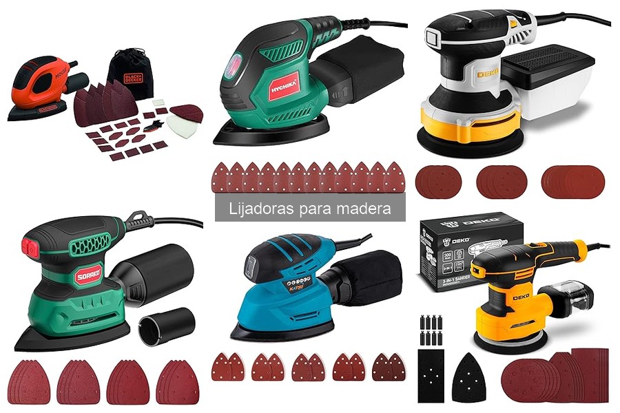 Lijadoras para madera recomendadas por expertos