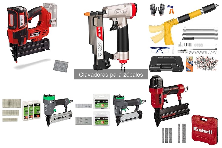 Mantenimiento de clavadoras para zócalos: Guía práctica