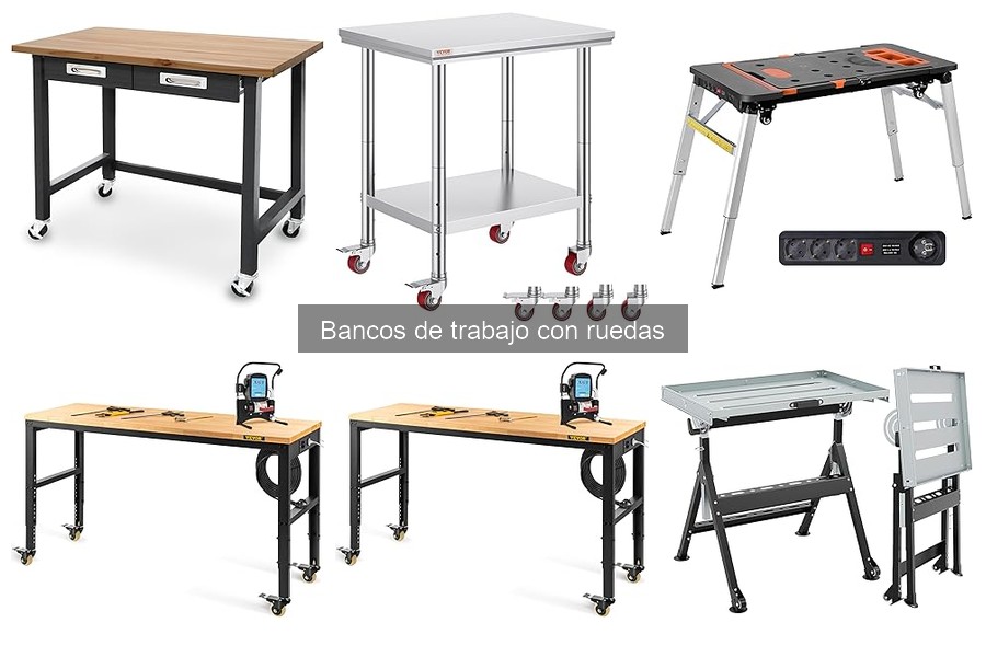 Mantenimiento eficiente de bancos de trabajo con ruedas