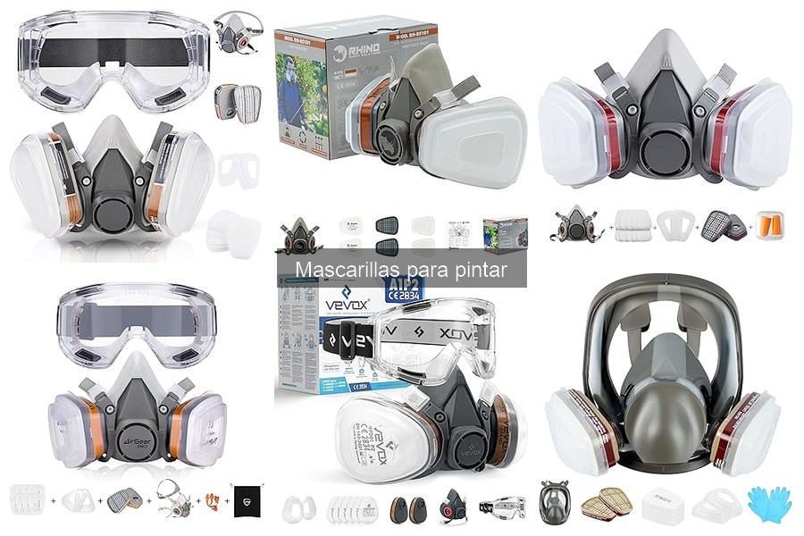 Mantenimiento y limpieza de mascarillas para pintar reutilizables