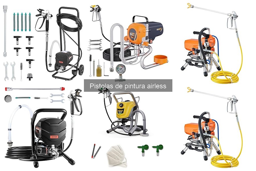 Mantenimiento y limpieza de pistolas de pintura airless