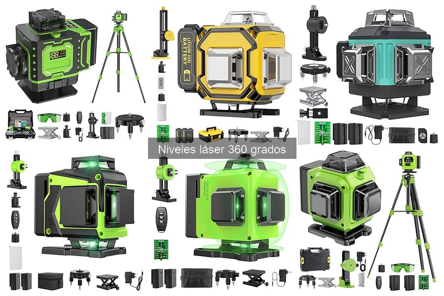 Mejor nivel láser 360 grados para uso doméstico: comparativa