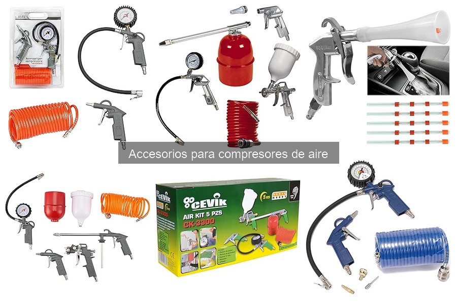 Mejores accesorios para compresores de aire en bricolaje